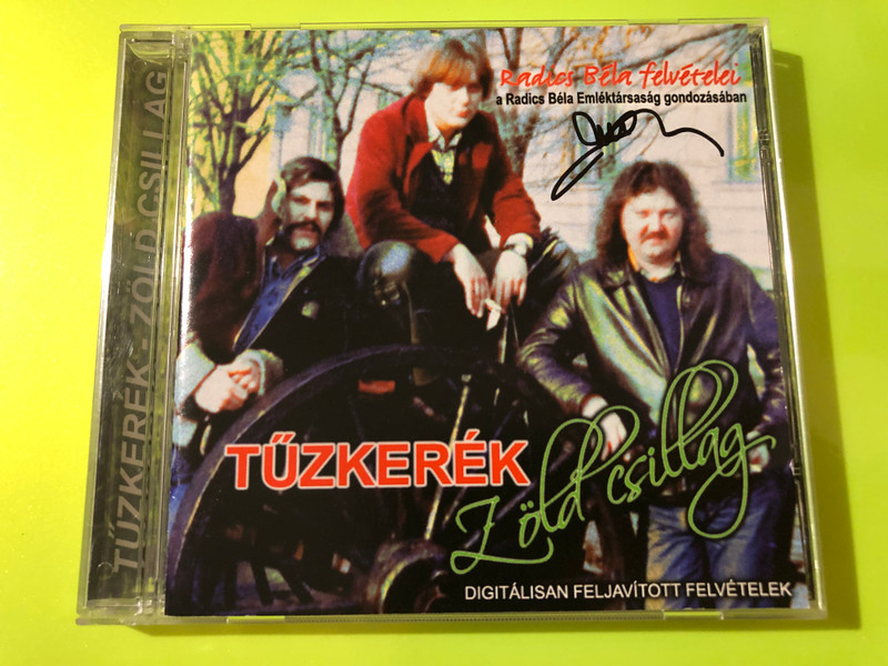Tűzkerék Zöld Csillag Radics Béla Anthology Audio CD - Autographed (5998802620395)