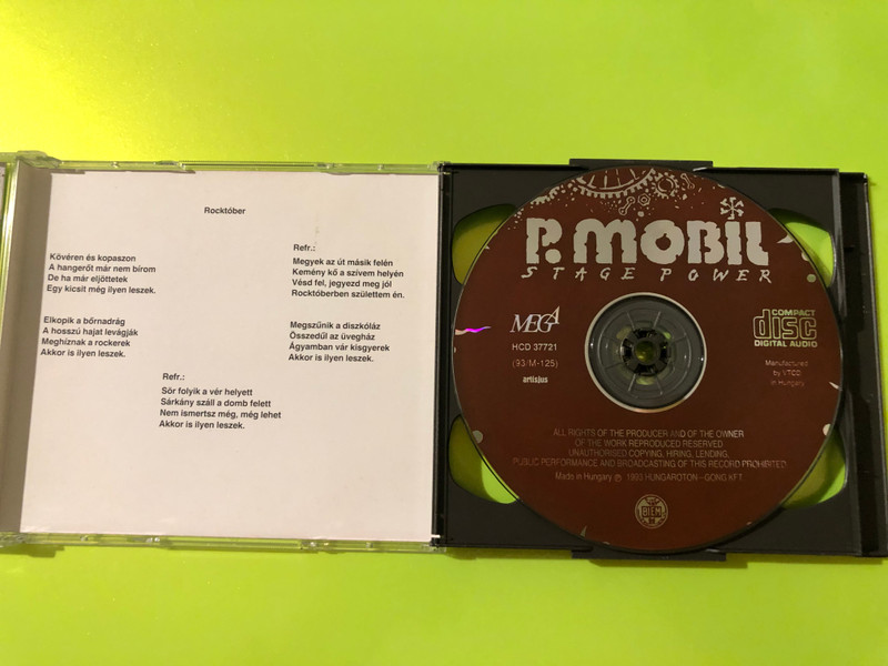 Mega HCD P. Mobil: Stage Power Live 2-CD Anthology - Autographed (5991813772022)