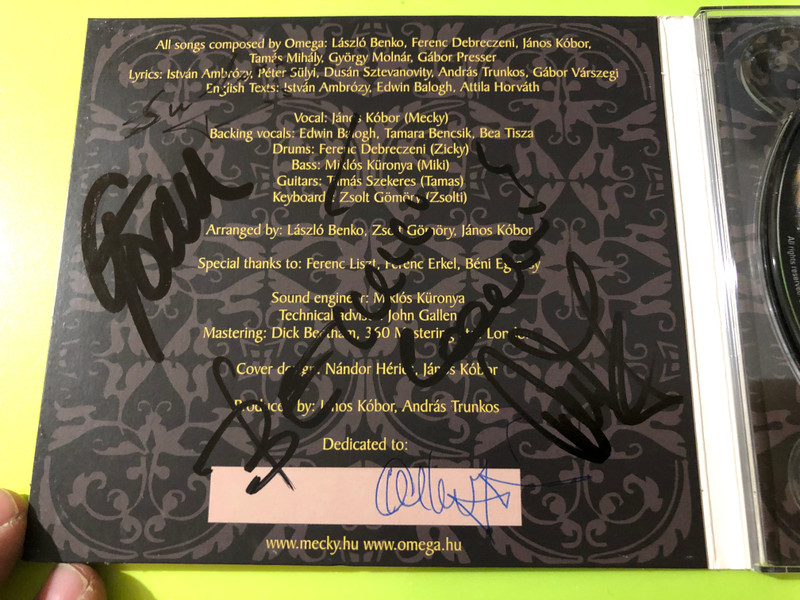 Edel Omega Rhapsody Symphonic Rock Audio CD - Autographed (4029759059714)