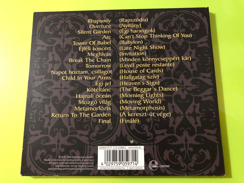 Edel Omega Rhapsody Symphonic Rock Audio CD - Autographed (4029759059714)