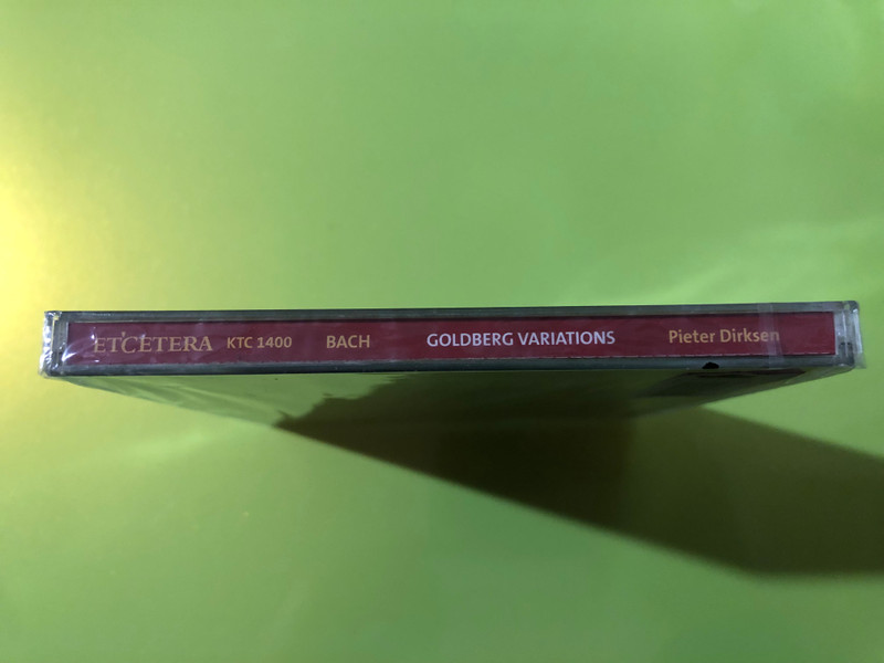 Et'cetera 2-CD Set: J.S. Bach Goldberg Variations & Canonic Variations – Pieter Dirksen (0871180110267)
