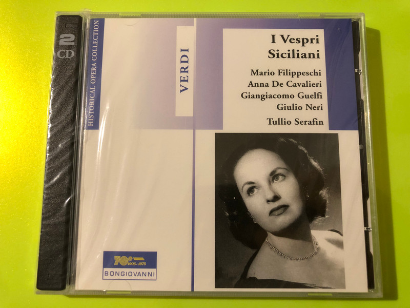 Bongiovanni Verdi: I Vespri Siciliani Historical Opera 2-CD Set (8007068025008)