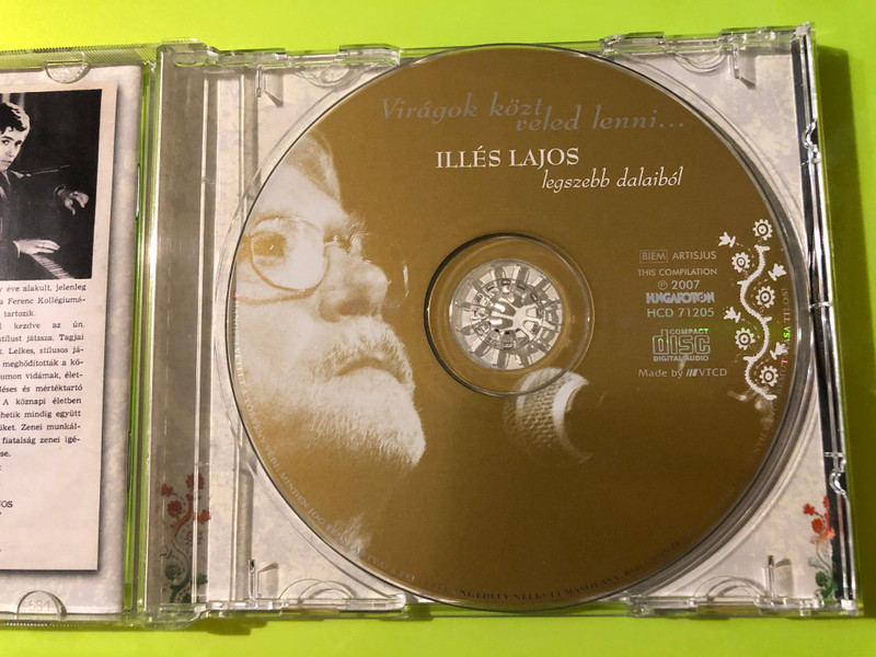 Autographed Hungaroton Lajos Illés - Virágok Közt Veled Lenni... CD Compilation (5991817120522.)
