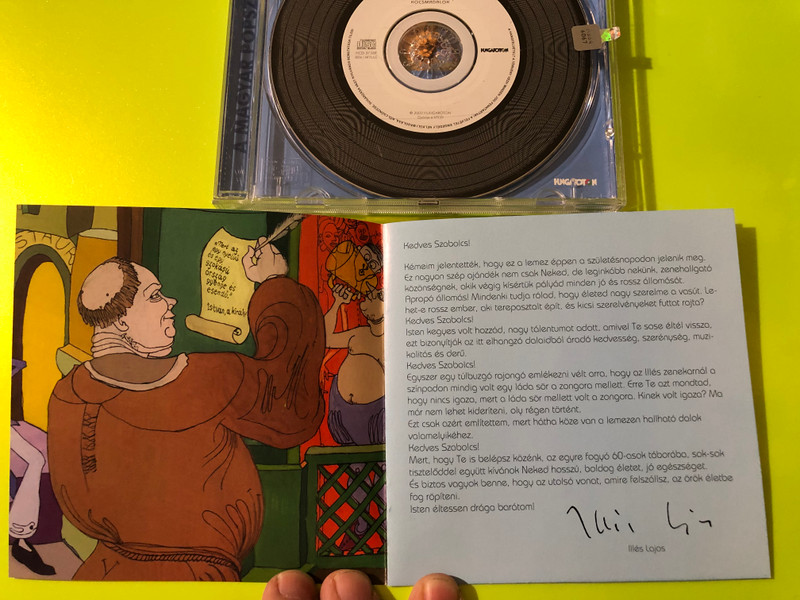 Autographed Hungaroton Szabolcs Szörényi - Lökd ide a...! CD (5991813736925.)