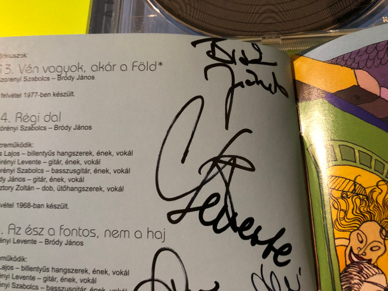 Autographed Hungaroton Szabolcs Szörényi - Lökd ide a...! CD (5991813736925.)
