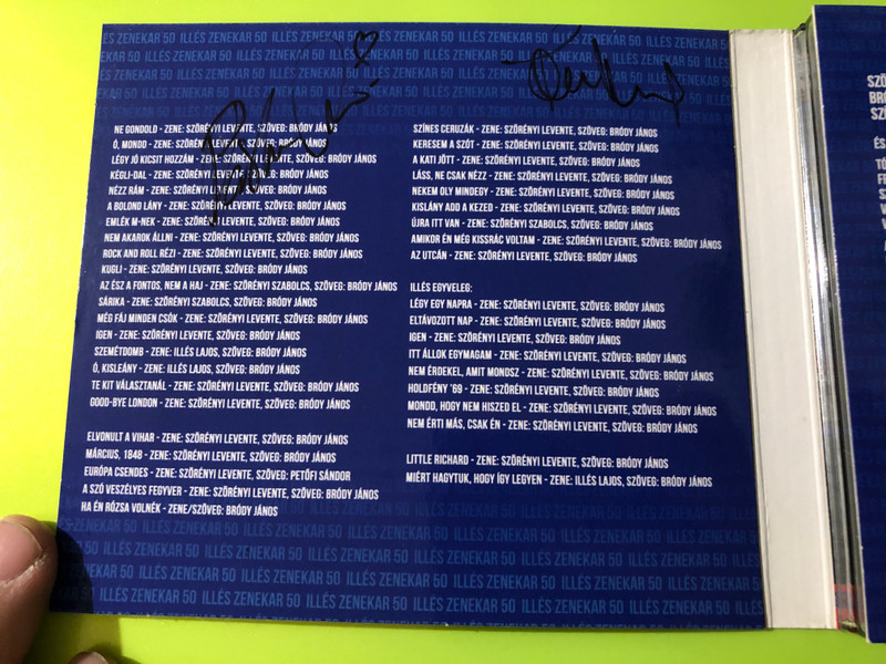 Autographed Hammer Records Illés 50 - Beatünnep 2CD Set (5999505138835)