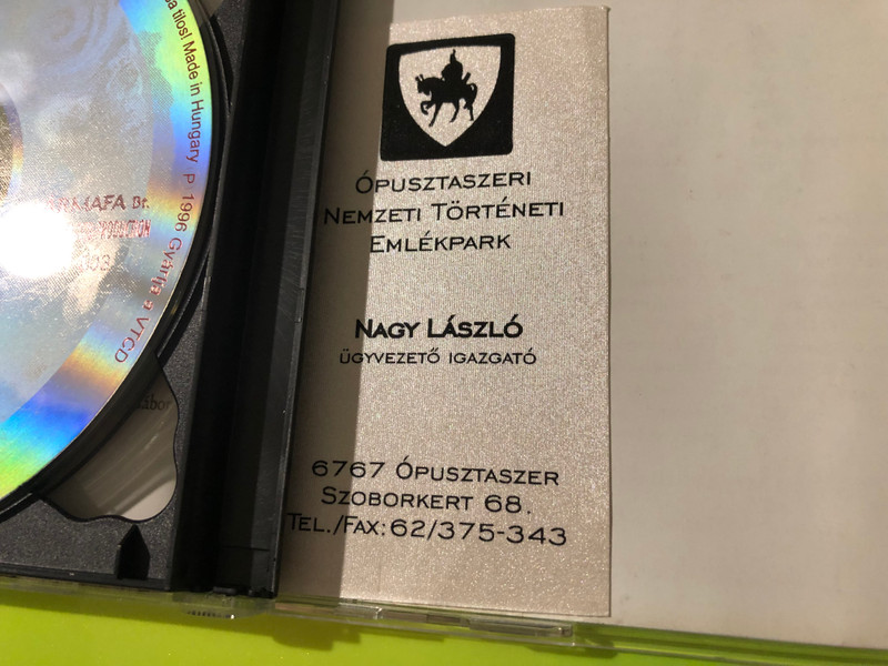 Autographed Lajos Illés - Magyar Ének (Cantus Hungaricus I-II-III) 2CD Set (LajosIllésMagyarÉnek)