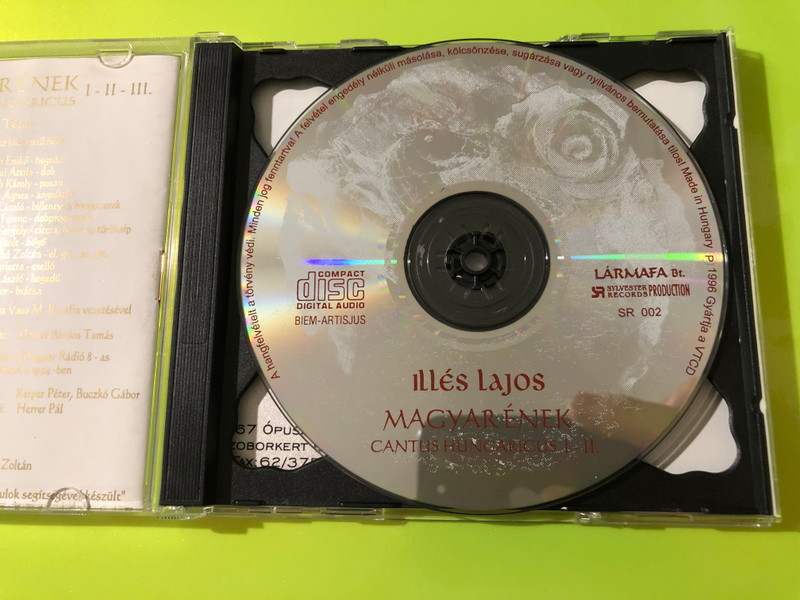 Autographed Lajos Illés - Magyar Ének (Cantus Hungaricus I-II-III) 2CD Set (LajosIllésMagyarÉnek)