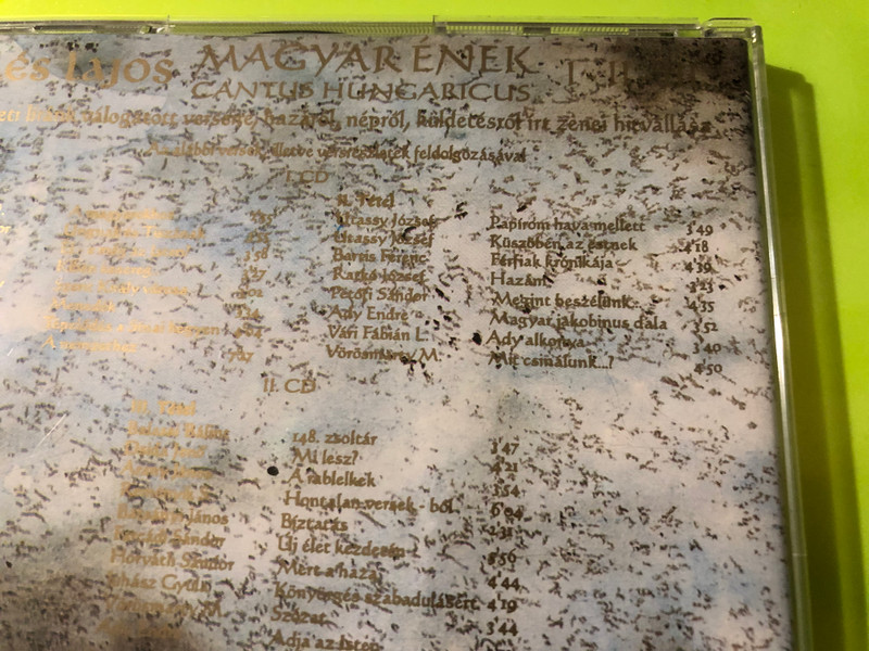 Autographed Lajos Illés - Magyar Ének (Cantus Hungaricus I-II-III) 2CD Set (LajosIllésMagyarÉnek)