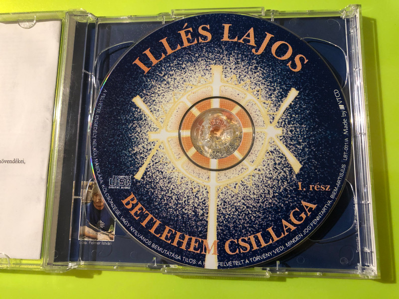 Autographed Lajos Illés - Betlehem Csillaga (Star of Bethlehem) Rock Opera CD (5998272703727)