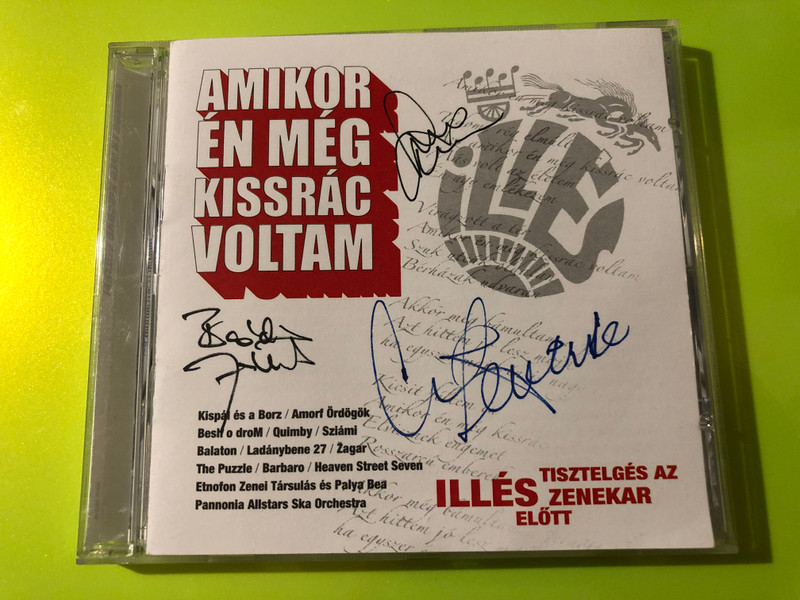Autographed Universal Music - Amikor Én Még Kissrác Voltam CD (Illés Tribute) (602498314296.)