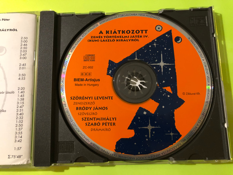 Zikkurat Produkció: A Kiátkozott Signed Cast Edition – Szörényi & Bródy (AKiátkozott)
