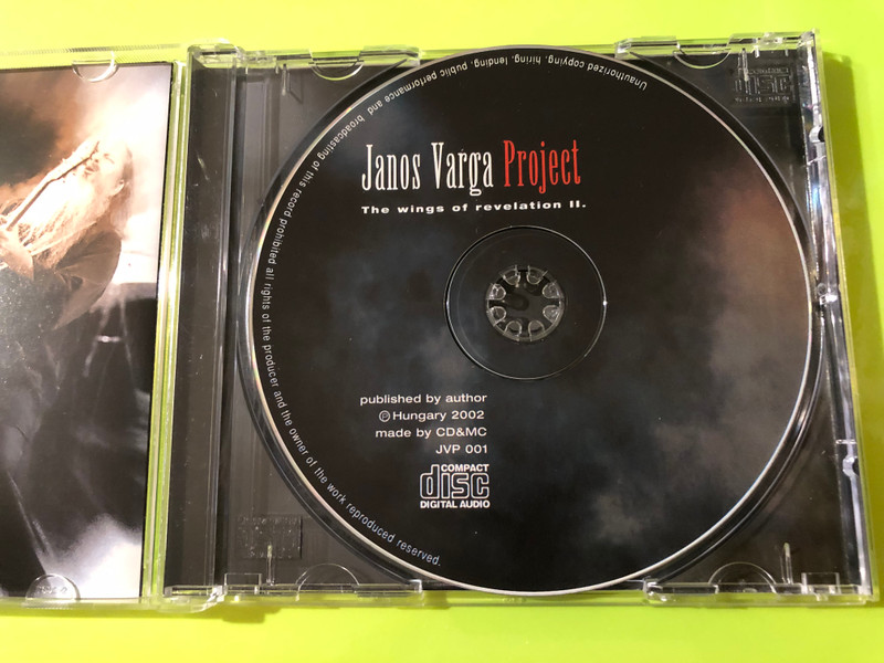Periferic Records: Janos Varga Project Signed CD – The Wings of Revelation II. (5998272705233.)