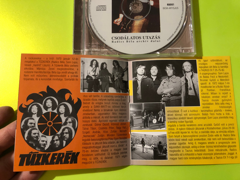 Rockworld: Radics Béla Archív Dalai – Csodálatos Utazás Signed CD (RadicsBélaArchívDalai)
