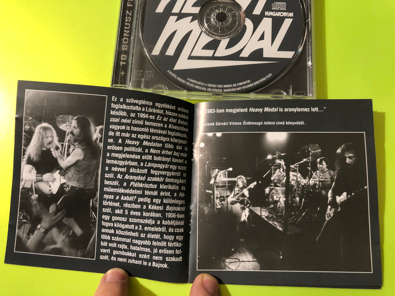 Autographed P. MOBIL - Heavy Medal Hungarian Hard Rock CD (5991811777029)
