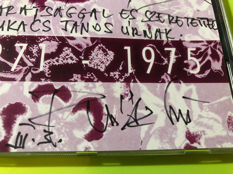 General - 1971-1975 Hungarian Rock Anthology Autographed CD (5991813747327)