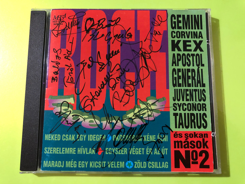 Mega Records - Rock Legendák No. 2 Autographed Compilation CD (RockLegendák2)