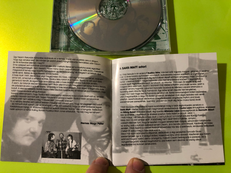 Radics Béla - Sakk-Matt Koncert 1968 Danuvia Műv. Ház CD (5998802620296.)