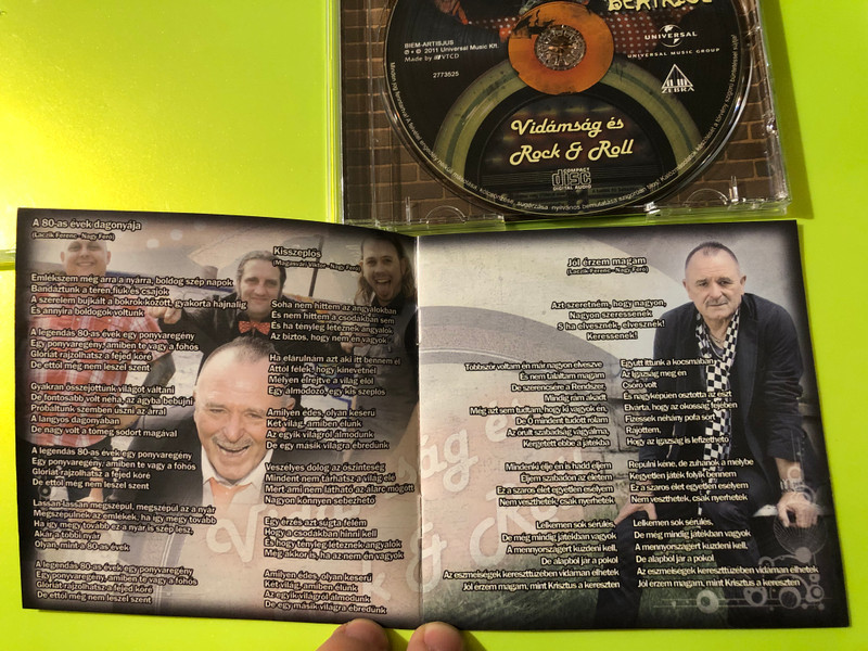 Nagyferó és a Beatrice - Vidámság és Rock & Roll Universal Music CD (Multi-Signed) (602527735252.)