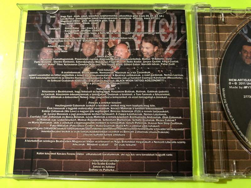 Nagyferó és a Beatrice - Vidámság és Rock & Roll Universal Music CD (Multi-Signed) (602527735252.)