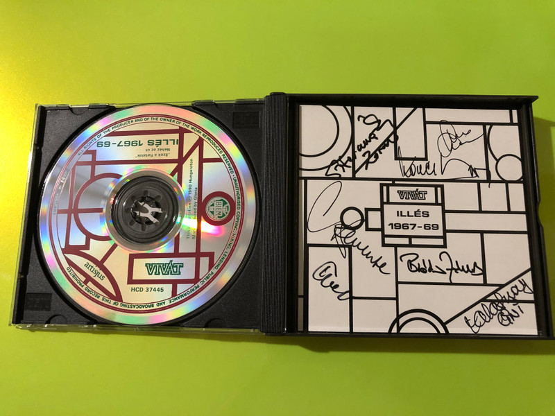 Vivát Hungaroton Illés - 1967-69 Compilation Music CD (Multi-Signed) (5991813744524)