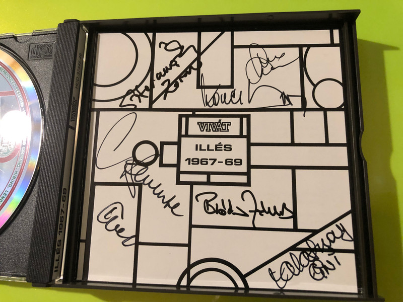 Vivát Hungaroton Illés - 1967-69 Compilation Music CD (Multi-Signed) (5991813744524)