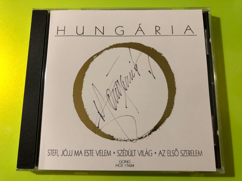 Hungária - Hungária (Tűzveszélyes) Gong / Hungaroton Music CD (Signed) (5991811742423.)