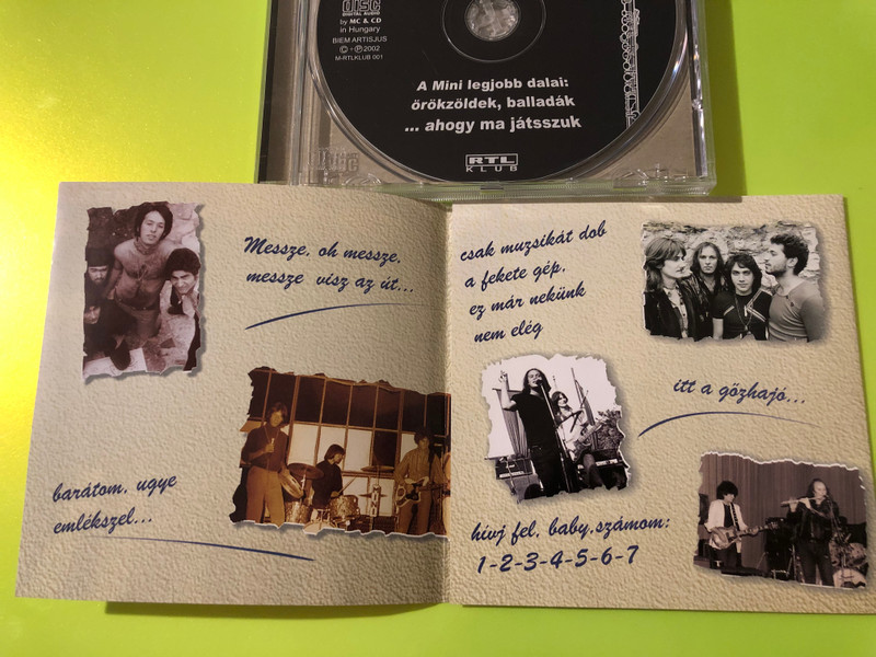 Mini - Best of Mini (Örökzöldek, balladák... ahogy ma játsszuk) RTL Klub CD (Multi-Signed) (5998498237419)