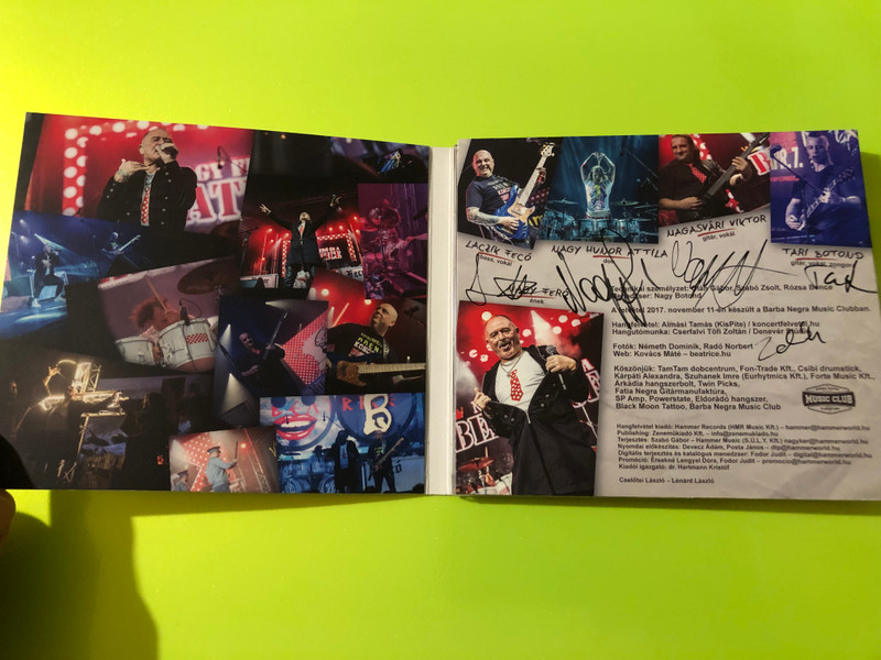 Nagy Feró és a Beatrice - Az első 40 év Live! Hammer Records CD (Multi-Signed) (5999566220524)