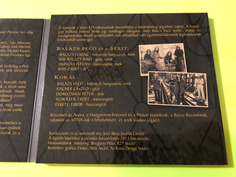 Balázs Fecó - Gyertyák a téren GrundRecords Music CD (2013 Remaster) (5999885691166)