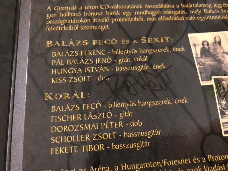 Balázs Fecó - Gyertyák a téren GrundRecords Music CD (2013 Remaster) (5999885691166)