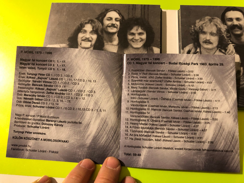 P. Mobil - 1979-1996 Nagy P. sorozat 3-CD Box Set (Signed) (9702291127572)