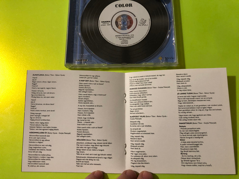 Color - Color (1978) Mambo / Hungaroton Music CD (Signed) (5991811756727.)