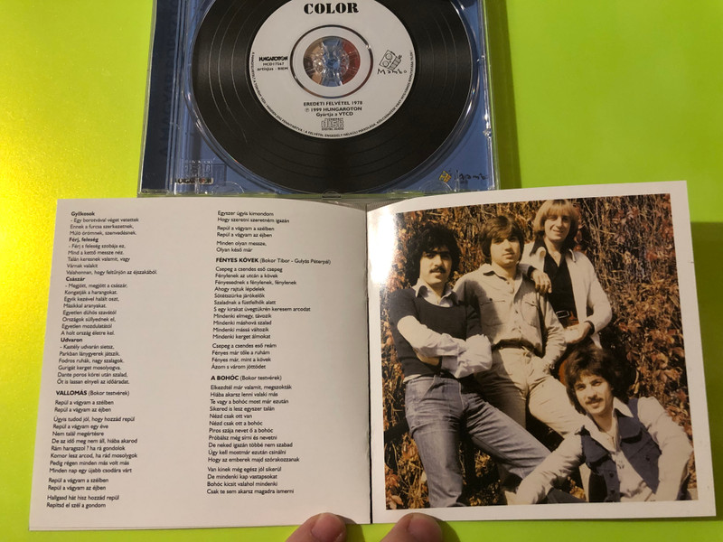 Color - Color (1978) Mambo / Hungaroton Music CD (Signed) (5991811756727.)
