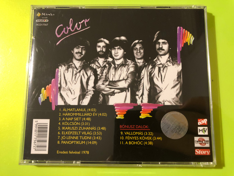 Color - Color (1978) Mambo / Hungaroton Music CD (Signed) (5991811756727.)