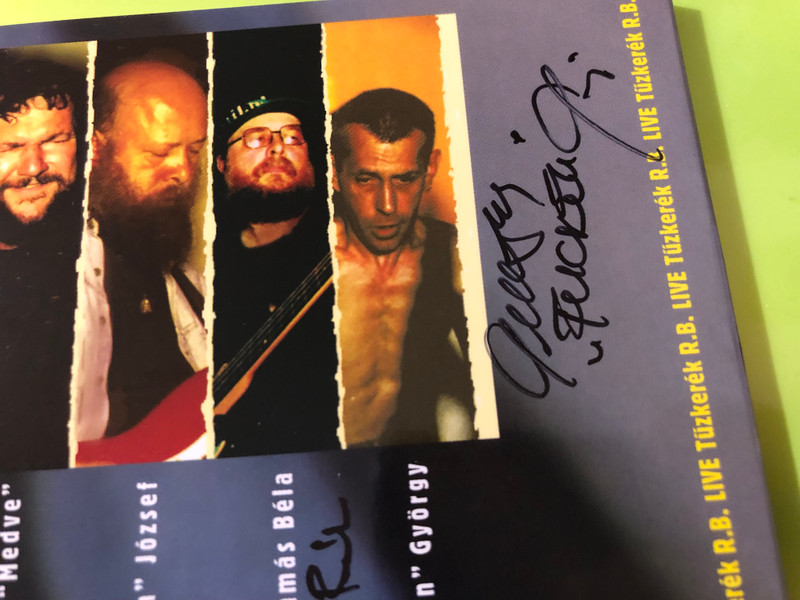 Tűzkerék R.B. - 16 tonna... CrossRoads Records Live CD (Signed) (5998714700338.)