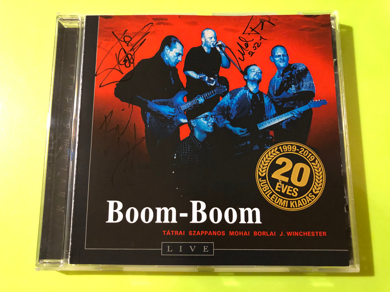 Boom-Boom - Live Old Man’s Records Music CD (Multi-Signed Anniversary Edition) (5998190702727)