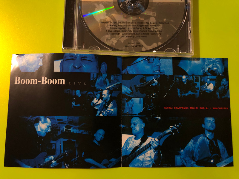 Boom-Boom - Live Old Man’s Records Music CD (Multi-Signed Anniversary Edition) (5998190702727)