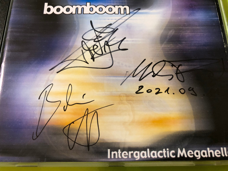 Boom Boom - Intergalactic Megahello Feri Music CD (Multi-Signed) (8716059999319)