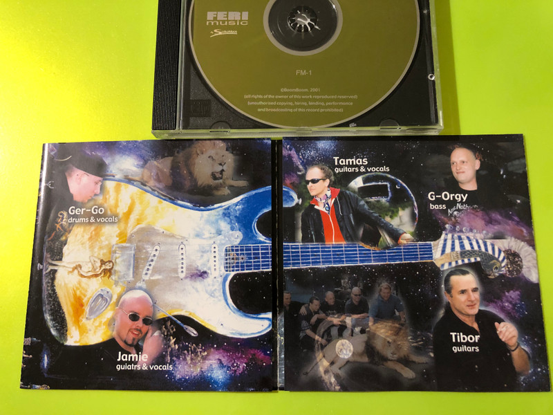 Boom Boom - Intergalactic Megahello Feri Music CD (Multi-Signed) (8716059999319)