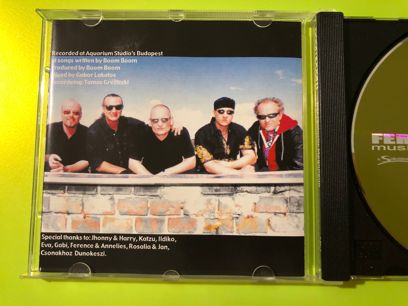 Boom Boom - Intergalactic Megahello Feri Music CD (Multi-Signed) (8716059999319)