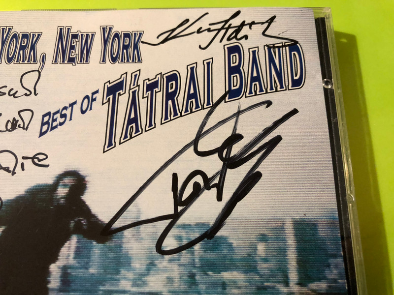 Tátrai Band - New York, New York (Best of Tátrai Band) Magneoton CD (Multi-Signed) (745099431921)