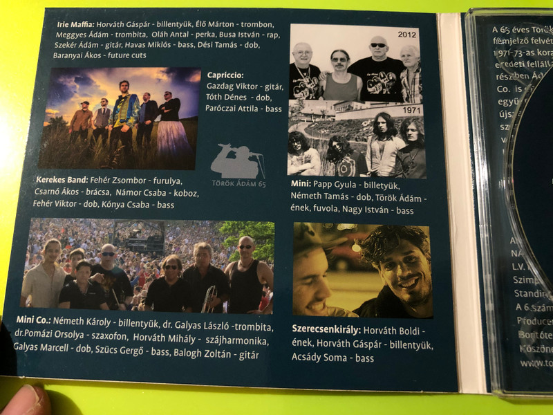 Autographed Török Ádám: Elrohant Idő Kept Alive Records Music CD (5991111803022)