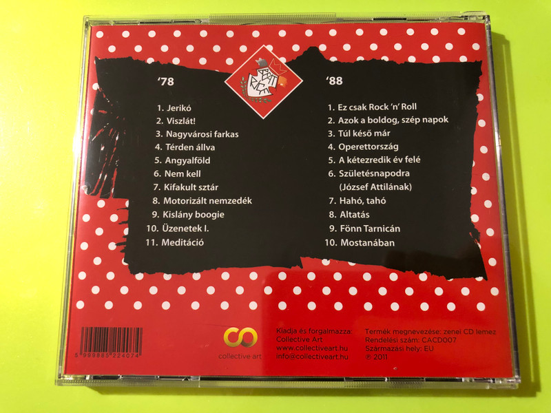 Autographed Collective Art Beatrice: '78-'88 Music CD (5999885224074)