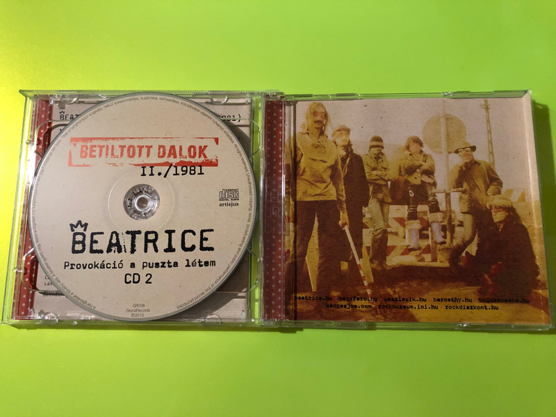 Autographed GrundRecords Beatrice: Betiltott Dalok II. / 1981 Music 2CD (5999883602997)
