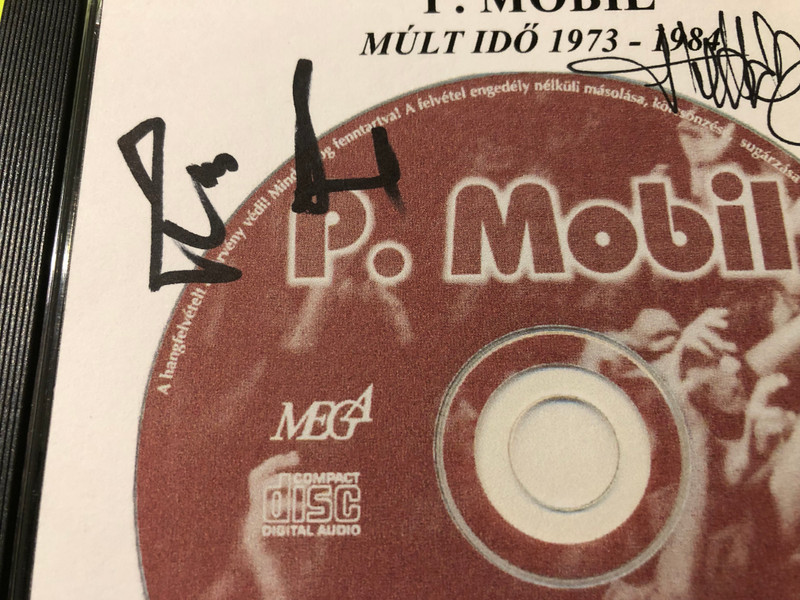 Autographed P. Mobil: Múlt Idő 1973–1984 Mega Records CD (P.MobilMúltIdő)
