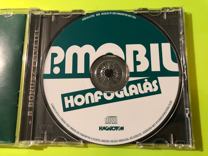 Autographed Hungaroton P. Mobil: Honfoglalás Music CD (5991811781224.)