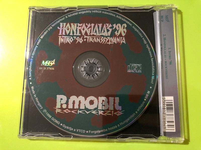 Autographed P. Mobil: Honfoglalás – Rockverzió Mega Records CD EP (5991813785626)