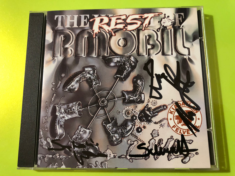 Autographed MEGA P. Mobil: The Rest of P. Mobil Live Music CD (5991813779120.)