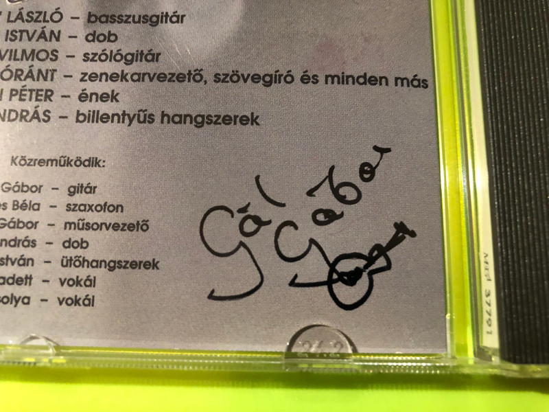 Autographed MEGA P. Mobil: The Rest of P. Mobil Live Music CD (5991813779120.)